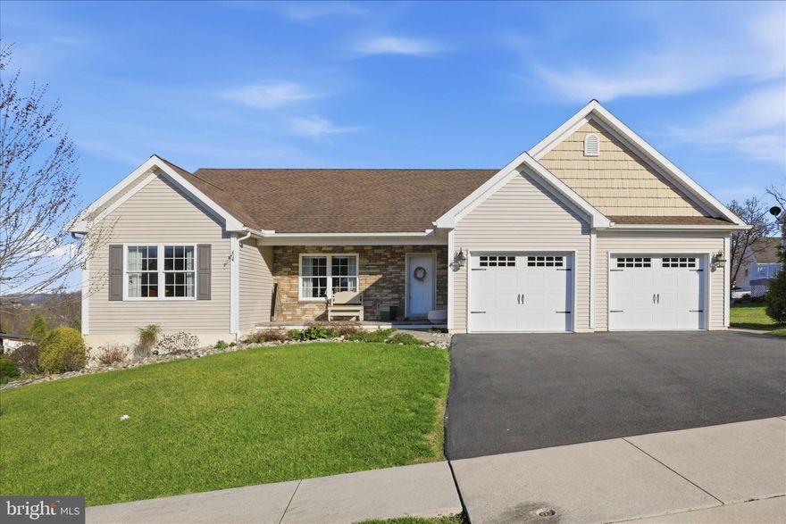 Welcome home to Fairville Heights, where easy one floor living meets comfort and quality in this beautifully maintained ranch home in Eastern Lancaster County. Offering 3 bedrooms and 2 full baths, this inviting property features 1,850 square feet of thoughtfully designed living space on over a 1/4 acre lot with low taxes & no HOA!!

From the moment you arrive, you will appreciate the clean curb appeal, attached two car garage, and welcoming front porch. Inside, the bright open layout creates a warm and comfortable atmosphere, perfect for both everyday living and entertaining. The spacious living area is anchored by a cozy gas fireplace, while the adjoining dining space and kitchen flow seamlessly together for easy gatherings.

The primary suite offers a peaceful retreat with a private full bath, while two additional bedrooms provide flexibility for guests, a home office, or hobbies. Main floor laundry adds to the convenience of true one floor living.

Step outside to enjoy the covered patio and outdoor spaces, ideal for relaxing evenings or weekend get togethers. The full basement offers excellent potential for additional living space, storage, or future finishing to suit your needs.

Located in a quiet neighborhood with easy access to local routes, this home combines low maintenance living with everyday convenience.

Schedule your private tour and experience all that this home has to offer.