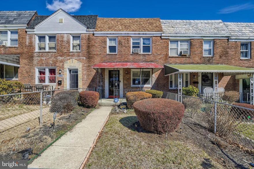 Back on the Market!! Receiving multiple offers.  Offer deadline: 5/18/21 at 7:30 p.m. Welcome Home! Nestled in the established, walkable, friendly & convenient neighborhood of Rognel Heights, this 3 Bedroom | 1 1/2 Bath Interior townhome offers a perfect blend of Vintage decor and modern taste. Need great outdoor space that won't consume your weekends with upkeep?  The Front view offers  full fencing with well-manicured mature plantings and covered porch for your morning brew! This lovingly maintained home features the original Tongue and Groove flooring throughout and beautiful Vintage panelled wood Wall Art!  The possibilities are endless and only limited to next Buyers imagination! This home offers a spacious Living Room with ceiling fan and Traditional Formal Dining Room with glass lighting and drop ceilings.  The DR features a convenient granite countertop breakfast bar to Kitchen.  Front and Rear doors include  wrought-iron storm Doors and Glass-paneled insulated doors.  The Kitchen features vinyl flooring, granite counters, hardy wood cabinetry, Energy-efficient Refrigerator/Freezer with Ice Maker, SS built-in microwave with gas Stove/range with a beautiful rustic stone/tile backsplash and deep SS sink with updated fixtures. Easy kitchen access to covered rear porch, with fully fenced yard of abundant space for entertaining, and pets or utilize as a 1-car parking space to include a storage shed. Easy alley access with large Play-Park view for children and dog walking! This home features a Handicap Accessible chair lift with remote to UL. The Main Bath features vinyl flooring and boasts a Full Handicap-accessible Tub/Shower high-efficiency unit installation with window view. Each spacious Bedroom boasts the original Tongue and Groove hardwood flooring with ceiling fans and ample closet space. The LL features a fully finished basement with endless possibilities! With vinyl tile throughout. the front family room offers 16 x 14 sq ft of entertainment space with a 1/2 Bath, paneled walls and glass block windows to filter natural light.  But Wait!!! The Fully Finished rear of basement offers 15 x 15 Sq. Ft w/Washer and Dryer, utilities, glass block window,  rear exit door and  build-ins for Storage. Great for Handyman, crafts or office! This home is SOLD "AS IS" and conveys 4 A/C Window units, curtains, rods, blinds and 5 Ceiling Fans. No Central A/C. Water Heater installed 4/21. Due dililigance was performed through annual maintenance plan on all appliances including HVAC.   This home is super convenient to just about everything;  shopping, centers, parks, major commuter routes (70, 695, 95, Rt 40), colleges (UMBC, CCBC), federal ageny headquarters (SSA and CMS), BWI, Downtown Baltimore, Catonsville, and Ellicott City. COME SEE TODAY!!!