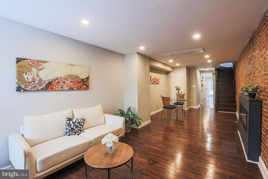 Fantastic renovation on one of the best blocks in vibrant Federal Hill historic district.   This stylishly appointed home offers the best in modern living while still maintaining a cozy and warm vibe. Ideally located within walking to restaurants and shopping, only steps away from Riverside Park. The home received a complete makeover with state of the art technology from Germany, featuring tankless toilets and latest plumbing standards.  The highly energy efficient ductless mini split provides year round comfort at a fraction of the cost of traditional gas powered heating and cooling systems. You will enjoy the light filled gourmet kitchen with modern stainless steel appliances, quartz counter tops and two toned cabinetry.  Spacious roof top deck offering beautiful views of the city.  A carefully laid out floor plan provides 2 private master bedroom suites with ensuite baths and generously sized closets. Enjoy worry free homeowner ship knowing everything has been upgraded, plumbing, electric, mechanical systems, windows and appliances.  Have to see to fully appreciate everything this home has to offer.