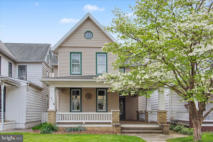 Step into timeless charm with this beautifully maintained four-bedroom home full of old-world craftsmanship and character. From the rich hardwood floors to the stunning woodworking details framing the windows and banisters—along with vintage door handles and light switches—every corner tells a story. The granite kitchen countertops bring a modern touch to this classic beauty.

Start your mornings on the covered front porch and wind down in the evening on the covered rear deck overlooking a fully fenced backyard—perfect for pets, play, or entertaining. A detached garage with a two-car carport and additional off-street parking adds everyday convenience. The home also offers a basement and a walk-up attic, providing excellent additional storage space.

Ideally located for shopping, dining, and an easy Maryland commute, this home blends historic charm with modern lifestyle perks in all the right ways.