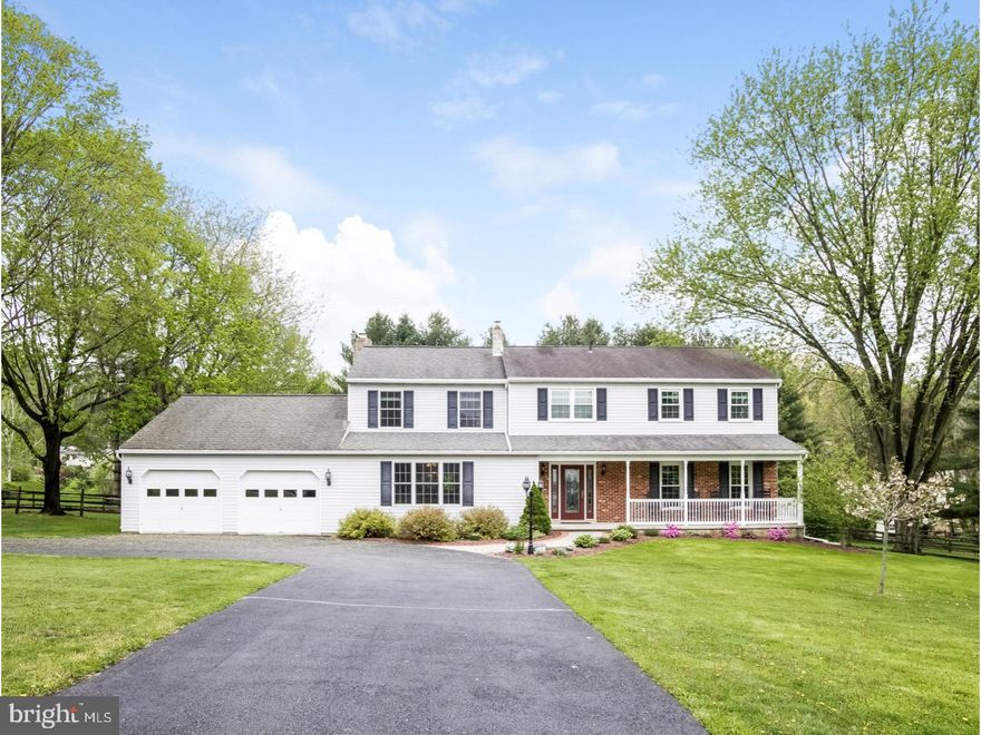 This is the home your Buyer has been waiting for!  Welcome to 1538 Pennsbury Drive, set in the desirable community of Penn Wood Park, Westtown Township.  This 5 bedroom, 3   bath home has been exquisitely updated throughout.  Seller has invested over $325,000 in updates and renovations throughout this exceptional home.  Large, level lot with inviting front porch and entryway will greet you and your guests.  As you enter the light filled foyer, you will see sellers' attention to every home detail.  The first floor features a formal living room with solid oak hardwood floors, office/study with oak floors and beautiful view of the rear yard, custom kitchen with maple cabinetry including induction cook top, double convection oven with remote app, French door refrigerator/freezer (with extended transferable warranties), desk area, island, hidden recycle/trash can cabinet, pantry, granite counters, under cabinet lighting. Entertaining will be a dream in the custom Great Room (completed as part of custom home addition.)    inch solid hardwood oak floors and fireplace complete this beautiful room.  Your living and entertaining options are further expanded, with the outside living space.  Enter the 750 square foot custom deck (with partial roof cover) through the kitchen or Great Room.  Beautiful deck overlooks level rear fenced yard, with mature trees, custom landscaping, and fiberglass saltwater pool (complete with pool cover, solar cover and robot pool cleaner).  Completing the first level is a 2 car oversized garage and workshop (which could be repurposed into mud room, living space or pool room.)  Beautiful hardwood staircase takes you to the second floor, which features customer master suite (master bedroom, master bath with soaking tub, shower and 'his and her' sinks and laundry room.)  3 additional well-appointed bedrooms (all newly carpeted 2017).  Newly remodeled full/hall bath.  Second master suite with bath completes the second story (5 bedrooms and 3 full baths on second floor). Home has been freshly painted throughout (2017); heater cleaned/serviced and inspected (2017); driveway sealed with 1 year transferrable warranty (2017); custom trim work throughout (2016); additional insulation blown in through attic with transferrable warranty through 2025 (2015). Energy star high efficiency, triple paned windows throughout.  This home is truly move-in ready!