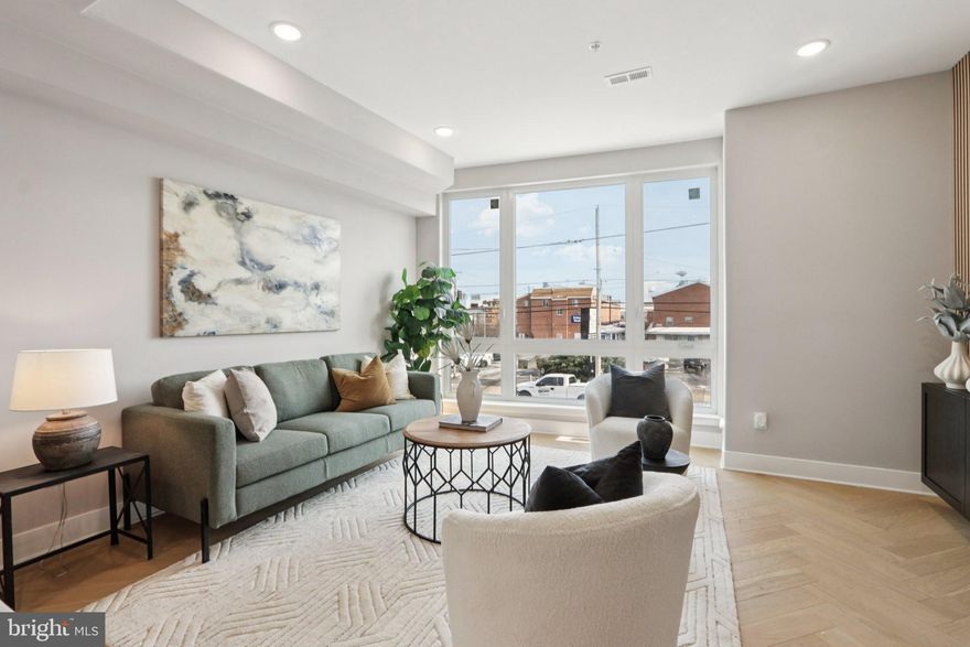 2% buy down available year 1. Seller will buy down rate in the 5's  Welcome  Moyamensing Square , an exciting new construction planned community with 24 chic residences  in the heart of Pennsport !  These units are bi-level with an open floor plan. This upper  unit that gets lots of natural sunlight and  has roof top deck with 360 views city and Bridges.  Features include wide-plank hardwood floors, custom Kitchen cabinets, quartz countertops, and recess lighting, and great city views from each floor.  Main floor has living, room , dinning room, and kitchen. Upper floor has Primany bedroom with ensuite bathroom . Across the hall is two more bedrooms and bathroom. Builder is offering one year home warranty and  tax abatement. This a very walkabout neighbor hood that has Dickinson Square park just one block away and Hermanns coffee. There are plenty of restaurants and shopping near by including Target and Ikea . There is still time to pick finishes . Take a look at the attached brochure .  Pennsport is  one of the most storied Philadelphia neighborhoods around with  its vibrant dining, boutiques, and shops are the best of the modern world.  New Construction. Square footage total includes above grade space and below grade space and is estimated. Taxes and square footage to be verified by the buyer.  Seller 2% buy down mortage available year 1. Seller will buy rates in the 5"s