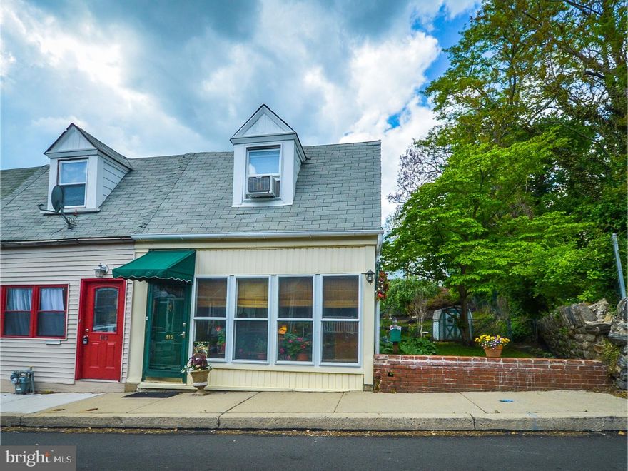 Location, Location, Location! Welcome to this adorable town home filled with old world charm in desirable Jenkintown Boro! Award Winning Jenkintown School District! Walk to town square with restaurants, shops, movie, Jenkintown train station, Abington/Jefferson (Suburban) Hospital! This rare gem features brand NEW carpet, fresh paint, custom mill work, NEWER heater (converted to GAS-2012), double hung storm windows with deep sills, programmable thermostat and NEW laundry room roof and back siding (2015). Enter the cozy Sun Porch with wall of windows. Through a glass door you will enter the comfortable Living/Family Room overlooking the cheerful Dining Room-great space for entertaining! Adjacent modern Kitchen with white cabinets, upgraded moldings, ceramic tile backsplash, ceiling fan and gas cooking! Laundry area leads to rear yard. 2nd floor offers Master Bedroom with Berber carpet, 2 closets and ceiling fan. Sunlit spacious 2nd Bedroom. Light and bright Office area with storage closet. NEWER Full Bath (2012) with tile floor, pedestal sink, tub with ceramic and glass tile. The Basement offers abundant storage space. Relax on the delightful covered Patio overlooking the private, fenced-in (almost), enchanting yard with garden shed (with NEW ROOF). Enjoy the terrific side yard with beautiful plantings. This adorable HOME is a perfect starter or great for downsizing. You will fall in love with this magical retreat!
