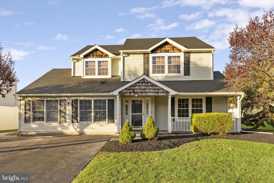 Welcome to this desirable home located in the fabulous neighborhood of Fairbridge. 2700 Square feet of living area which includes a full In law Suite(Bedroom, Bathroom, Living Room). This space would be perfect for a home office as well.
A spacious Living Room leads to a dining room area both have hardwood flooring. The Family room sports a wood burning Fireplace with insert. The sizable kitchen lends itself to kitchen dining as well. A utility/laundry room connects the home to the in law suite mentioned above. The patio with pergola is perfect for summer relaxation. In close proximity to private and parochial schools as well. The second level of the home has four bedrooms and two full bathrooms.
The entire first floor has been recently painted and the walls of the upstairs rooms have been patched and spackled and await the desired color scheme of the newest occupant. Don't wait. Make an appointment to see this beautiful home today!!