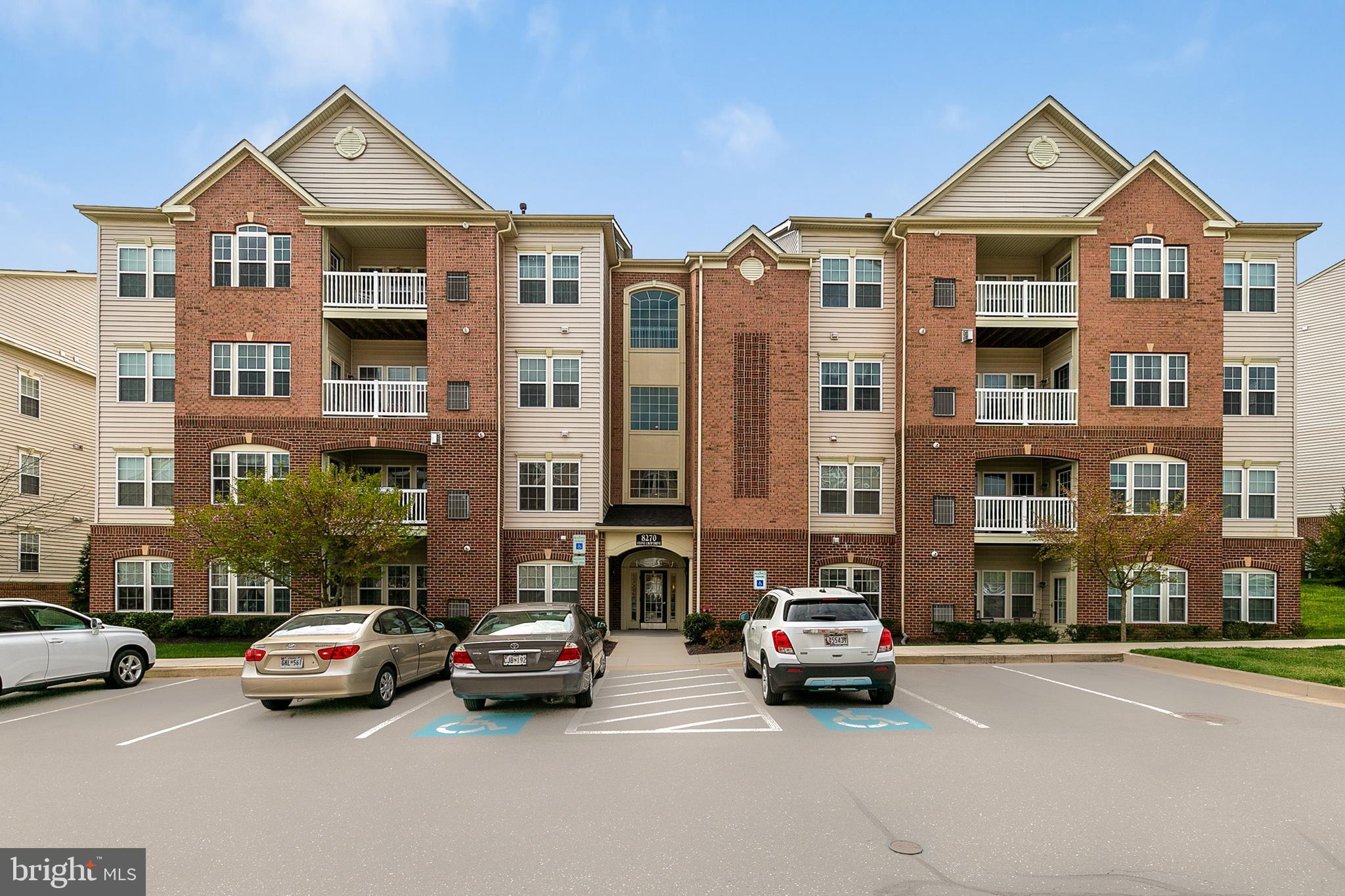 Lovely 55+ community, secure building and located on the third floor this well maintained condo features an upgraded kitchen with granite countertops, stainless steel appliances, maple cabinetry, under cabinet lighting; gas fireplace; gorgeous built-ins in the eat-in kitchen for additional storage; surround sound wiring in living room; master bedroom with large walk-in closet; ample storage; great commuter location; community pool, tennis courts and clubhouse! Welcome, Home!