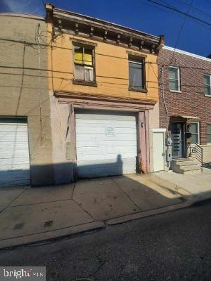 The property is a 15x55 garage with a 2nd floor that needs renovation. Very rarely find - Garage in Shell Condition on a nice block. Could be converted into a single family home . Enter at your own risk. Do not go to second floor. Bring flashlight.