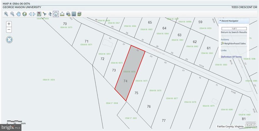 Build your dream home on this impressive 33,578 sq. ft. lot located on one of the area’s most beautiful streets, surrounded by stunning newer homes. This premium, level, wooded lot offers endless possibilities for a custom estate. Don’t miss this rare opportunity to create the home you’ve always wanted. Please consult with your land engineer regarding septic requirements and Fairfax County approvals.