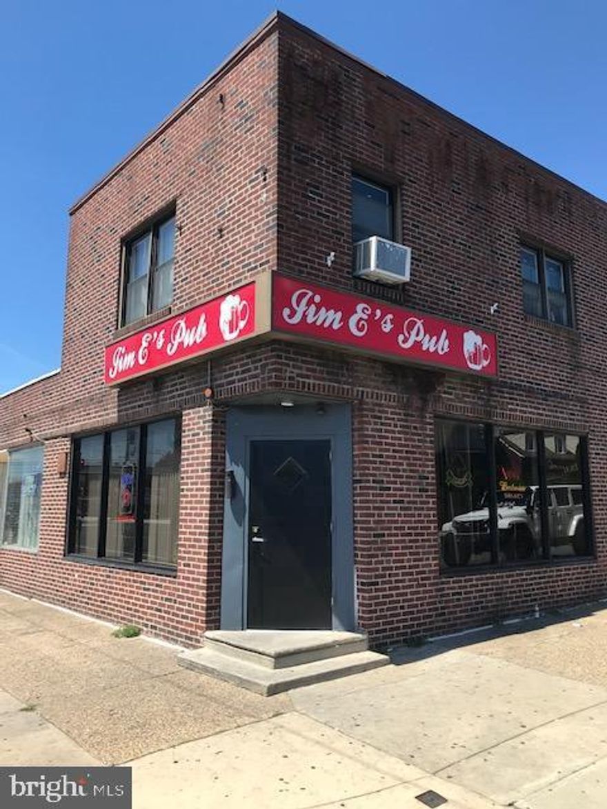 Established bar with  liquor license , 2 store fronts , 2 apts in Rhawnhurst section . Currently occupied . Rare investment opportunity . Serious inquiries only. Call for further details . PLease do not visit the property or disturb the tenants without a confirmed appointment . Pre-approval or proof of funds and confidentially agreement  required for all showings .   thank you