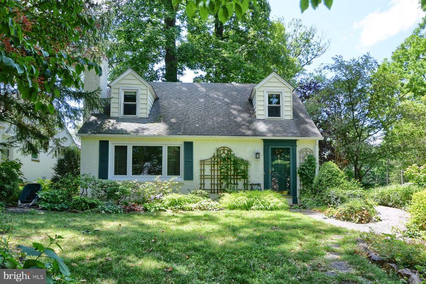 Welcome to Winding Way in Newtown Square. This 3 bed, 3 bath Cape Cod home is found on a beautiful tree lined street and is close to shopping centers and Greer Park which has a pond and playground. This home features a manicured front and back yard with mature trees. As you step in the front door you will enter the foyer that leads to the living room which offers natural light from the large front window. Beside the living room is the dining area that connects to the kitchen. The home boasts a 1st floor master bedroom with bathroom and an adjoining room perfect for an office or nursery. There is hardwood flooring on the 1st floor and the staircase which leads to the 2nd floor where you will find 2 more bedrooms. The 2nd floor has carpeted rooms with a full bathroom and adjoining doors. There is also an attic area perfect for extra storage. The semi-finished basement has access from inside the house or the back yard. It offers a bonus room, a separate space for the laundry room and a half bath. The climbing wall in the basement is a fun and unique added element that can stay or be removed. The private back yard is fenced in and has a shed for added outdoor storage. The backyard features a brick patio area, boasts both sun and shade and is perfect for relaxing with a cup of coffee or hosting a picnic. Don’t miss the opportunity to make this beautiful home your own - Schedule a showing today!