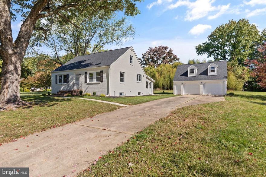 Discover this beautifully renovated single-family home, set on a spacious half-acre lot, offering a blend of modern updates and comfortable living. The main level features two bright bedrooms and two stylishly updated bathrooms. The open, airy kitchen boasts stainless steel appliances and gleaming hardwood floors that flow throughout both the first and second levels. Upstairs, you'll find a cozy den and a third bedroom with ample closet space. The finished basement, complete with luxury vinyl plank flooring, includes a true 4th and 5th bedroom, plus additional space perfect for storage or a potential 6th bedroom.

The oversized detached 2-car garage offers endless possibilities, whether you need extra storage, a large apartment, or a bonus living area. This home has been extensively upgraded, including a new septic tank, siding, flooring, paint, HVAC, water heater, roof, landscaping, bathrooms, and appliances. Located in a peaceful neighborhood with scenic water views just steps away, this is an opportunity you won’t want to miss!