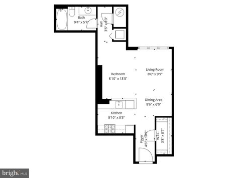 Tiny photo for 1000 New Jersey Avenue SE #1221, WASHINGTON, DC 20003 (MLS # DCDC2252022)