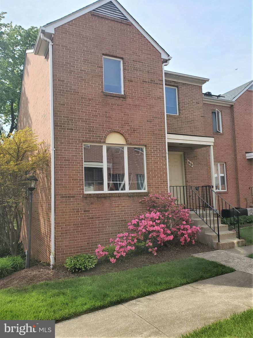 TENANS DREAM..$200 PRICE REDUCTION...Location, Location!!! Beautifully Updated Townhouse with Remodeled kitchen and baths.  Kitchen has one year old cabinets, counter tops and stainless appliances.  Beautiful  polished hardwoods throughout  upper levels. Bright interior with fresh paint. Newer Shower  updates in primary and  lower level bathrooms.  Entrance Foyer with closet and half bath. Kitchen has double pantry closets. Large living room  with attractive fireplace, (for decorative use only) reading nook and French doors to spacious deck. Washer/Dryer closet conveniently located  on bedroom level. Pull down stairs to attic storage.  Lower level recreation room exits to garage and utility area. (Lower level may not be used as a bedroom per Rockville City ordnance.) Townhouse is just minutes to Rockville Center, Metro and area commuter routes.  Move-in Ready.  Credit application with good credit required.  Owner requests not pets and no smoking.