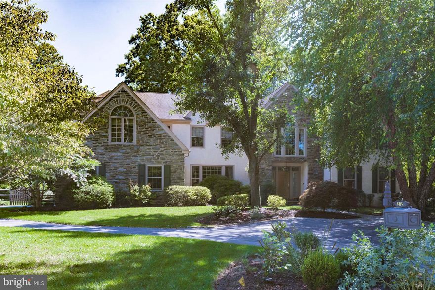 The tax records are not correct. This home was built in 1997- the old home was torn down and the records are using the old home's square footage and other incorrect information.  When seller refinanced, the appraiser measured the home and that is where the accurate square footage came from. There is a possibility that the home will be reassessed for tax purposes.

Welcome to this luxurious home on a quiet cul-de-sac in Bryn Mawr, Lower Merion Township.
Situated on a flat .76-acre lot and 5,397 square feet above ground finished space this home provides an unparalleled living experience in a desirable neighborhood with many unique appointments.

Custom-built in 1997, the home features a sweeping two-story entrance hall that sets the tone
for the elegance and style found throughout. The formal living room and dining room, both
with oak hardwood floors and crown molding, lend themselves to both intimate parties and
large family gatherings. From the living room, French doors open into a spacious room that can
be used as an office or children’s playroom. The expansive family room, with a gas fireplace, is
flooded with natural light from the two-story latticed windows overlooking the beautiful back
yard. The first floor also includes two powder rooms and a laundry room, as well as a mud room
with built in cubbies.

The gourmet kitchen is a true delight for those who love to cook. Featuring granite countertops,
a double oven, a six-burner cooktop, a Sub-Zero refrigerator and full-size Sub-Zero freezer, the
room was designed in mind for both the serious cook and everyday family use. The center
island has a second sink that is handy for food prep.

Sliding glass doors in the kitchen give easy access to the spacious flagstone patio, perfect for al
fresco dining and entertaining. The fenced-in back yard, surrounded by stately trees and lush
landscaping, is your own private sanctuary, and the inground heated swimming pool and well-
designed pool area offer months of outdoor enjoyment.

Upstairs, the expansive primary bedroom features a gas fireplace, two walk-in closets, an
attached room suitable for a home office or sitting room, and a bathroom with a spa bathtub, a
stall shower with dual shower heads, and a double vanity. Down the hall there are four additional bedrooms (two with en-suite bathrooms and two share a Jack and Jill bathroom) All have ample closet space.

The finished full basemen(1,616,square feet)t is a terrific “hanging out” area, with plenty of room for an
entertainment center and seating .There are several additional rooms that can be used for exercise, as a workshop, or for storage. There is also a powder room and a kitchenette that makes entertaining a breeze.

This special home with a three-car garage is in the award-winning Lower Merion school district.
Its perfect location allows for easy access to schools, libraries, parks, highways, train stations,
King of Prussia and Philadelphia, making it an ideal choice for those seeking both convenience and a peaceful suburban setting.

Seller would prefer settlement to be July 25th and  would like to  rent back until August 18th.

Any offer should be submitted by 5 PM Sunday June 4th with a response date of Monday June 5th.