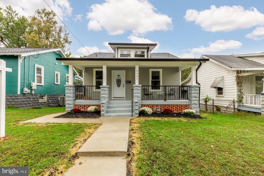 $10,000 Seller Credit. Welcome to 3421 Newton Street, a stunning full-gut renovation in the heart of Mount Rainier. This bright and spacious home combines modern finishes with a versatile layout that’s perfect for today’s living.

The main level features an inviting open floor plan with abundant natural light, wide-plank flooring, and recessed lighting throughout. The chef’s kitchen showcases a large center island with seating, stainless steel appliances, stylish tile backsplash, and ample cabinetry — seamlessly connected to the dining and living areas, creating a perfect space for entertaining. Two well-sized bedrooms and two beautifully appointed full bathrooms complete the main level.

The fully finished lower level offers impressive flexibility, including three additional bedrooms and three full bathrooms, along with a spacious living area.

Set on a quiet, tree-lined street yet just minutes to downtown Mount Rainier, the Hyattsville Arts District, and Washington, DC, the home is convenient to parks, local cafés, restaurants, and major commuter routes.