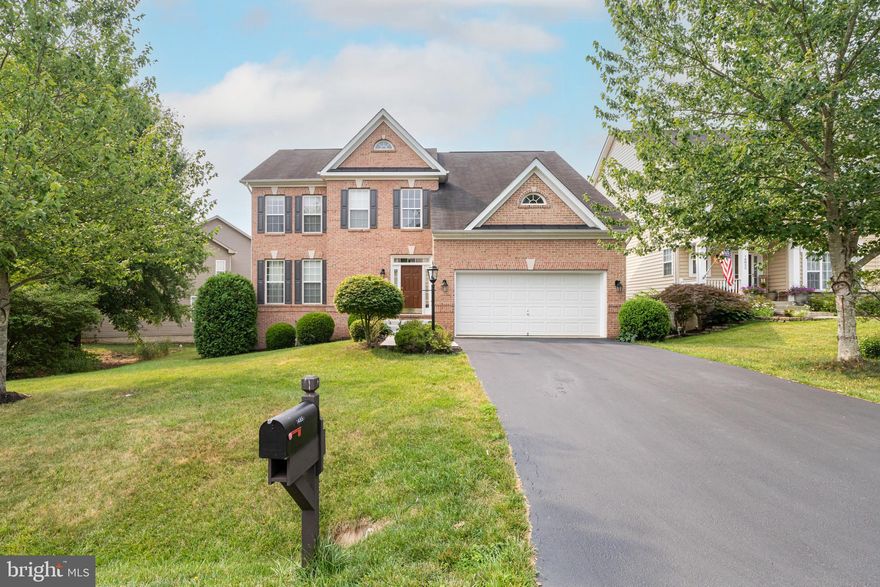 Welcome to sought-after Hopewells Landing! This 4 bedroom 3 ½ bathroom colonial has only had one owner and is ready for a new family to call it home. Upon entering you will be invited by the 2-story foyer and beautiful hardwood floors. This level includes the powder room, laundry/mud room, family room with gas fireplace, kitchen with stainless steel appliances, gas cooktop, island, beautiful granite counters, and pantry, the formal dining room with chair rail and crown molding, and the living room. Moving to the upper level you will find the expansive primary suite with tray ceilings, walk-in closet with additional closet, and ensuite bath with dual vanities, large soaking tub, separate tile stall shower and water closet. This level also hosts three additional bedrooms; one with a walk-in closet and full bath. The lower level includes a storage room, rec room, full bath, and an unfinished room that could be finished for a 5th bedroom. The HVAC was just replaced July 2023, new washer heater April 2023, Cook Top and Wall Oven to be replaced before closing! Schedule a showing today and see if this is the home you've been waiting for!