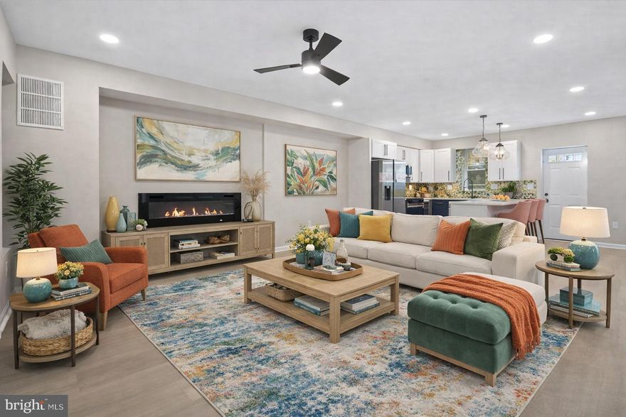 Experience the best of modern city living in this fully renovated 4-bedroom, 3.5-bath townhouse at 1920 N Bentalou St, Baltimore. With 1,900 square feet of beautifully designed space, this home perfectly balances contemporary style, comfort, and functionality.

Step inside to an open-concept main level ideal for entertaining, featuring an electric fireplace that creates a warm and inviting atmosphere. The chef-inspired kitchen shines with stainless steel appliances, quartz countertops, and custom cabinetry—a showstopper for any home cook. A main-level washer and dryer add everyday convenience.

Upstairs, the primary suite serves as a private retreat, complete with a spa-style ensuite bathroom and a large walk-in closet. Additional bedrooms offer flexible space perfect for guests, a home office, or creative use.

The home also includes brand-new windows throughout, on/off-street parking, and a fully finished basement—perfect for a media room, home gym, or extra lounge space. Every renovation was completed with approved permits, ensuring top-tier quality and peace of mind.

Located in the vibrant Mondawmin neighborhood, you’re just minutes from downtown Baltimore, with quick access to the city’s best shopping, dining, and entertainment.

Don’t wait—schedule your showing today and step into this modern, move-in-ready Baltimore gem!