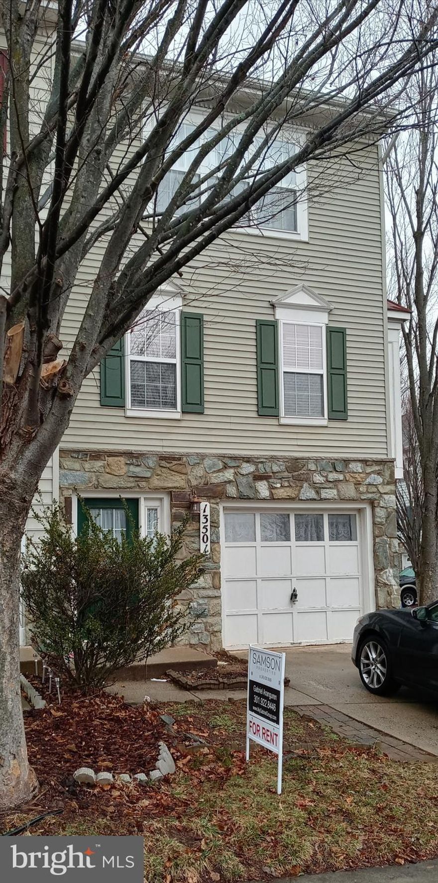 Wonderful townhome with 3 levels above grade. Entry level with converted spaces gives the Tenant a bonus room/exercise room/office/playroom, PLUS a large storage room.  There's also a wonderful family room with fireplace, a powder room, laundry center, and a walkout to a lovely private fenced back yard.  Main (second) Level offers a large Living Room and Dining Area with hardwood floors and tons of daylight - a great feature of this End-Unit home!  The kitchen is huge and provides for full size table space.  All sprucing up being performed now and will be completed by weekend of March 5th.  Includes paint, sprucing up kitchen cabinets, some light  fixtures and minor repairs.  All room sizes and finished square footage is approximate. Landlord reserves the right to approve or decline any application, prefers applicants with credit score of 700 or higher with some possible exceptions and strong documentation of other requirements.  Landlord also prefers 24 months or longer lease term. Online application required.