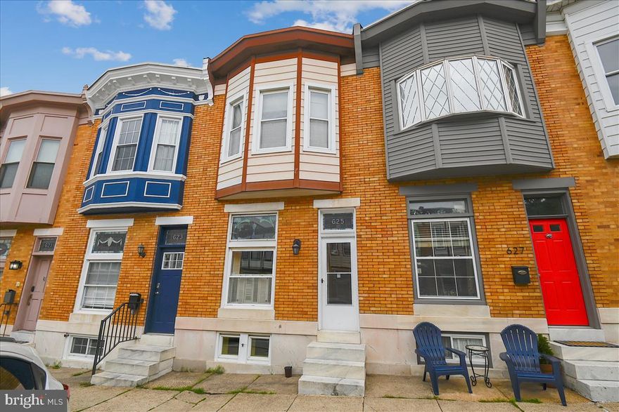 Remarkable 3 bed, 1.5 bathroom home in the heart of Canton with over 1600 square feet of finished living space and a parking pad!  Property features exposed brick, stained glass, historic fireplace mantle, hardwoods, ceramic tiling, large kitchen w/ breakfast bar/pantry, ceiling fans, finished lower level or bedroom 4, walk-out basement, storage/workshop area, lower level 1/2 bath and much more.  Walkable to Canton Square, Patterson Park, Fells Point; easy access to 95/895.