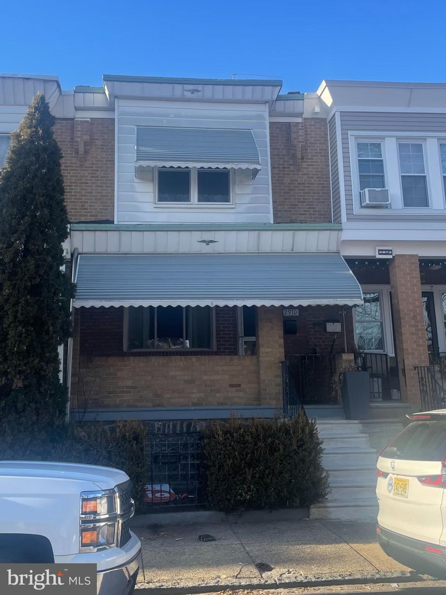 Port Richmond 3 bedroom, straight through with a covered front porch across the street from Powers Park. Refinished hardwood floors in 08/24 throughout, new electrical outlets installed, new rubber roof 08/23 with a new skylight, new plumbing from hall bathroom to basement 08/24. New water heater and 200 amp cb electric panel.
Kitchen is updated with solid wood cabinets and granite counters, hall bathroom has newer ceramic tile walls and floors, vinyl windows t/o.
Basement has full bathroom at front and laundry hook up at rear with walk up steps to rear yard.
Walking distance to Richmond Library, Stokley playground and well known restaurants with easy access to I-95. This unique block across the street from a popular park is a must see!