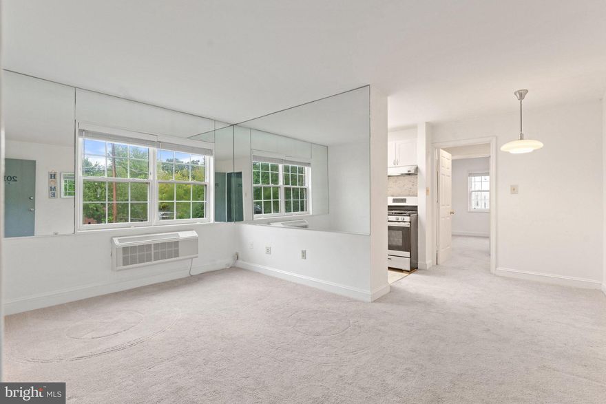 ALL UTILITIES COVERED IN RENT EXCEPT FOR WI-FI AND CABLE (HUGE MONTHLY SAVINGS)!!!! THIS UNIT HAS ITS OWN LAUNDRY!!! Discover your dream apartment, where modern elegance meets unbeatable convenience! Ideally located steps from the West Entrance of a Metro station, this stunning home is perfect for busy commuters and young professional. With a stylish kitchen boasting new appliances, you'll love entertaining in the bright and cozy living room, enhanced by a wall of mirrors. The spacious bedroom invites natural light, while the plush carpeting and sizable walk-in cedar closet provide ultimate comfort and storage. With brand-new heating and cooling systems ensuring year-round coziness, this move-in ready gem is just waiting for your personal touch. Don’t miss the chance to make this vibrant space your own!