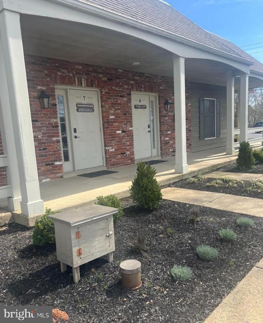 Professional Office Space available at Buckingham Commons! A location to be desired with ample parking and York Rd. frontage. Suite 7 houses 3 office spaces but offering 1 available for leasing currently. A shared waiting area is perfect if you have a need for client space. There is also a shared kitchen with a sink and refrigerator. Tenant pays electric and internet. This building is well kept and waiting for the next professional to put their personal stamp here.