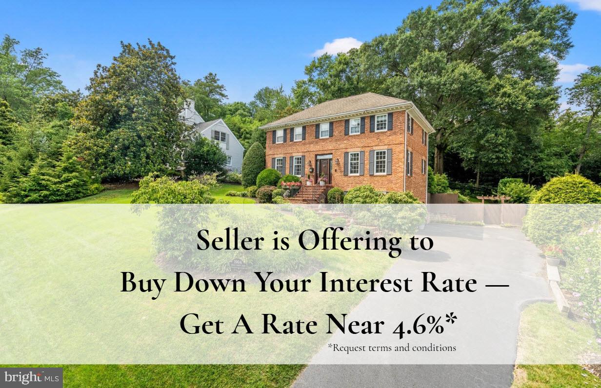 Welcome to 1904 Belle Haven Road, a timeless all-brick Georgian residence that commands attention from its elevated perch atop a hill in Alexandria's sought-after Belle Haven community. Distinguished by its grand brick steps, side load garage, and classic architectural symmetry, this home makes a stunning first impression before you even step inside. Upon entering, you discover warm hardwood floors, abundant natural light, and refined living spaces that offer both functionality and sophistication. A classic fireplace anchors the family room, perfect for cozy evenings. The formal living room will be inviting for your special occasions. A large formal dining room is ready to host the finest dinner parties. A bright and open kitchen, featuring stainless steel appliances and ample cabinetry, offers plenty of space for entertaining. Upstairs, retreat to a generous primary suite with walk-in closets and private primary laundry accommodations. The lavish spa-style bathroom is enveloped with sleek marble, a rain shower with full-body sprays, a separate jetted soaking tub, and a double vanity for a luxurious, modern experience.
The finished lower level features a full bathroom, a second laundry room, and a flexible recreation room, complete with a second fireplace, built-in storage, and a wet bar.
The outside is your private oasis, featuring beautiful flowering plants, mature trees, and manicured garden beds, surrounded by a gorgeous hardscaped walkway, patio, pergola, custom fire pit, and Trex deck. These are ideal for dining al fresco or enjoying quiet evenings outdoors.
Ideally located just steps from Belle Haven Country Club, local shops, and scenic trails along the Potomac River. Enjoy quick access to the GW Parkway, Old Town Alexandria, National Airport, DC, and the National Harbor. Whether walking to nearby parks or commuting to the city, the convenience is unparalleled. 1904 Belle Haven Road is more than just a home—it’s a statement. Classic, elevated, and designed for refined living. Schedule your private tour today.
*The Seller pays the cost for the Buyer to use the Buydown Program to obtain a rate near 4.6%. Applicant(s) are subject to underwriting approval, and not all applicants are approved for mortgage financing.