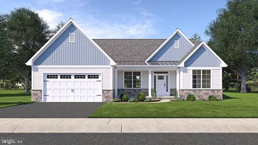 Located in New Holland Borough within the desirable Willow South Community, this to-be-built new construction home by Horst & Son Home Builders offers quality craftsmanship, thoughtful design, and the opportunity to personalize your finishes. This spacious 3-bedroom, 2-bath home features first floor laundry, 9-foot ceilings and luxury vinyl plank flooring throughout the entire first floor, creating an open and inviting atmosphere. Wide baseboards and fully trimmed windows with casing and sills add a polished touch throughout the home. The kitchen showcases quartz countertops, a tile back splash, and soft-close drawers and doors, with matching soft-close vanities in the bathrooms. The primary suite includes vinyl tile flooring in the bath. Built on a Superior Wall foundation and equipped with classic double-hung windows, this home combines durability with timeless appeal. The home also offers efficient natural gas heat. The insulated, drywalled, and painted two-car garage includes a belt-drive smart garage door opener for modern convenience. Buyers will have the opportunity to make their own selections and create a home tailored to their style - all within the welcoming Willow South Community in New Holland Borough.