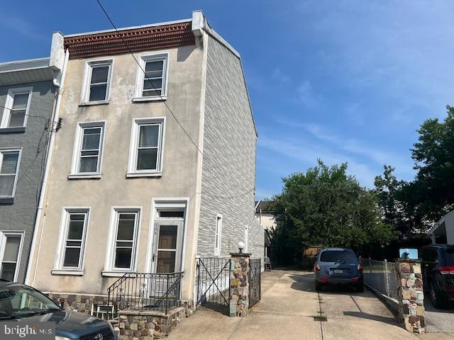 Three story four-bedroom townhome with OFF STREET PARKING in the Manayunk section of Philadelphia. This home needs remodeling throughout but has great potential. The first floor has living room, dining room, eat-in kitchen and a half bath. The second-floor features two bedrooms and a hall bathroom. The third floor offers two additional bedrooms. The location is fabulous as it's within walking distance to all of the shops and restaurants on Main Street. The finished product after renovation will be as good as it gets, especially with all of the off-street parking. Just a short drive to Center City.