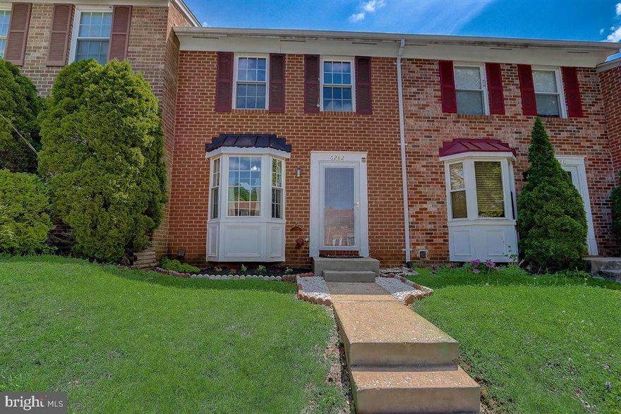 Set in a cul-de-sac, beautiful all brick townhome in the highly desired Marble Hill Community in the heart of Elkridge! 3 bedrooms, 1 full bath, 2 half baths, granite countertops, stainless steel appliances, brick rear patio and much more!! Many upgrades done to the property in the recent years - Roof replaced in 2019, paint 2019, Laundry machines 2020 & ceramic tiles installed in kitchen & entrance. Enter in the main floor and you will find an oversized family living, updated kitchen with stainless steel appliances, ceramic & hardwood throughout the main level and a half bath! Through the sliding doors in the rear you will find an all brick rear patio perfect for summer grillin & chillin! Up the stairs, fully carpeted, 3 bedrooms with built in wooden shelving in the closets & a full bath! The basement is fully finished with a half bath, storage area and additional living area ready to be used in any way you wish! In the basement you will find an office setup built with Closet America furniture! Perfect starter home!