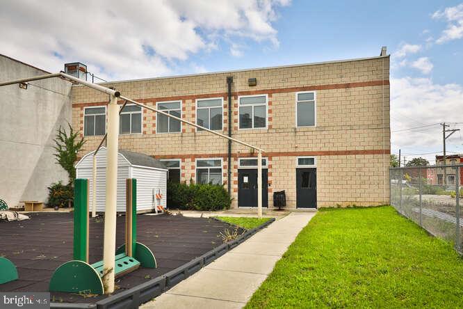 Well located commercial space ready for you to build out to suit. 6000 sq ft updated building. Plumbing for small kitchen and 5 bathrooms. Former school with playground in front that could be used for parking. Variance would be needed for this to building to be used as a school again. Two buildings attached to the left may be available soon contact agent to discuss.