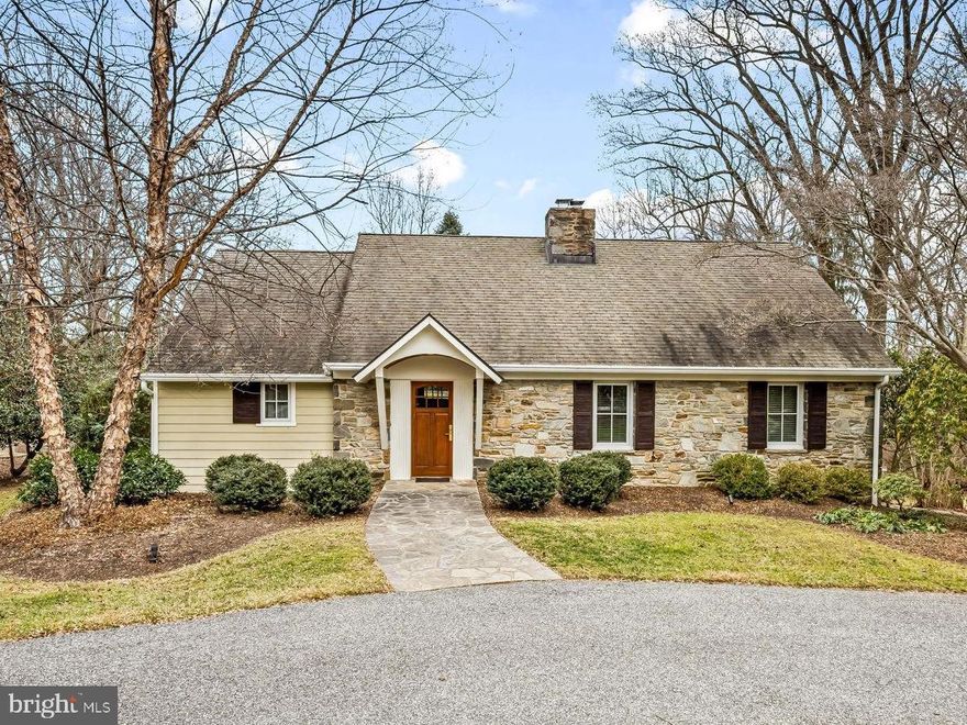 Surprisingly spacious 4-bedroom, 3.5-bath home in Ruxton, distinguished by a masterfully planned two-story addition that elevates the home’s architectural profile. Showcasing incredible design throughout 4,000 sq. ft. of finished space, this residence offers first-floor living at its finest. The addition’s crown jewel is a stunning great room with a mahogany beadboard barrel ceiling and dramatic arched window—perfect for sunrise views— which connects directly to the dining and kitchen spaces, creating an effortless transition that is as perfect for daily life as it is for entertaining. French doors provide a seamless transition to a Trex deck and wonderful backyard. The main level includes a private primary suite with two walk-in closets, a home office, and laundry room. The second level offers two comfortable bedrooms with picturesque views, a full bath, and more walk-in closets. With a sunlit recreation room, an extra bedroom, full bath, and a convenient workshop on the terrace level, this home is a testament to thoughtful, cohesive architecture.