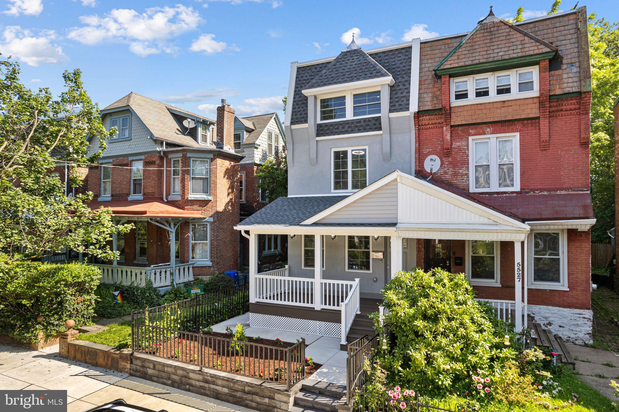 Discover the epitome of modern living at 5529 Morris Street, Philadelphia, PA 19144. This fully renovated home boasts all-new hardwood flooring, a state-of-the-art kitchen, and brand-new bathrooms, providing both style and comfort.
The kitchen has been meticulously designed with contemporary finishes, featuring high-end stainless steel appliances, sleek cabinetry, and elegant countertops that create a perfect space for culinary creativity. The open layout seamlessly connects the kitchen to the living and dining areas, making it ideal for both entertaining and everyday living.
The bathrooms have been completely transformed with modern fixtures and luxurious touches. Each bathroom offers a spa-like experience with high-quality tiles, stylish vanities, and sophisticated lighting, ensuring a serene and refreshing environment.
The crown jewel of this home is the third-floor primary suite, offering a private oasis away from the rest of the living spaces. This expansive suite features a generous bedroom area with ample natural light, providing a tranquil retreat. The suite also includes a walk-in closet with custom shelving, offering plenty of storage space. The en-suite bathroom is a masterpiece of modern design, featuring a large walk-in shower with high-end fixtures, a double vanity with elegant finishes, and luxurious tile work that adds to the overall sense of serenity and luxury.
With four spacious bedrooms in total and a fully finished basement complete with a half bathroom, the layout is designed to meet all your needs. The expansive and bright floor plan is complemented by a completely redone facade with a new front porch, enhancing the property's curb appeal. The home is situated on a massive 3,434 square foot lot and offers an incredible backyard space perfect for entertaining or relaxation.
Nestled on a quintessential tree-lined Germantown block, this property is just steps away from Weaver's Way Co-op, offering local and organic products. Enjoy the convenience of easy access to the regional rail for effortless commuting. William Penn Charter School and The Waldorf School of Philadelphia are less than a mile away. Additionally, the home provides easy access to the beautiful green spaces of Wissahickon Valley Park, which is perfect for nature enthusiasts and outdoor activities.
This Germantown gem is a must-see, featuring modern amenities and an abundance of outdoor space.