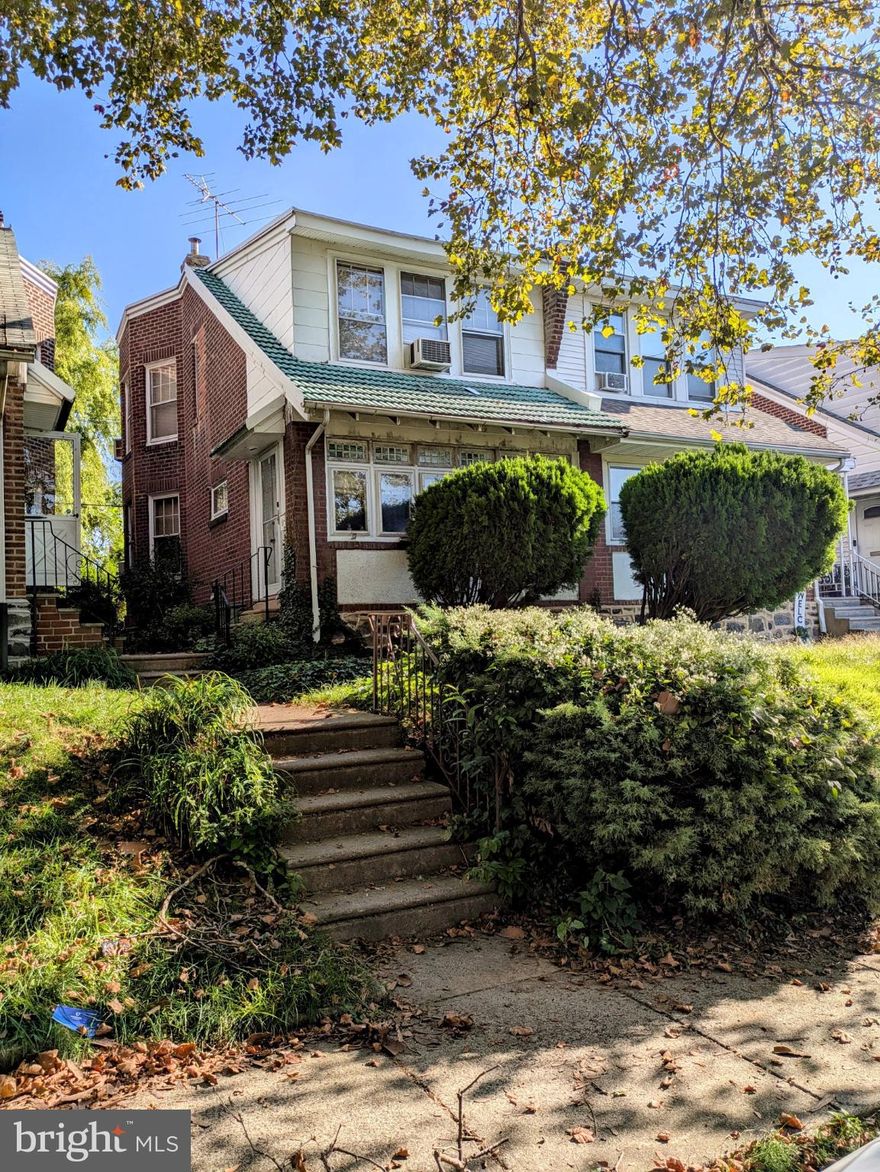 This charming twin home in the desirable Lawndale neighborhood offers great potential. Built in 1950, its traditional architectural style is complemented by sturdy masonry and brick construction, ensuring lasting quality.  Inside, you'll find three cozy bedrooms and a full bathroom, providing ample space for your needs. The full basement offers potential for additional storage or creative projects. A detached garage with rear entry adds convenience for parking and storage. Experience the charm and warmth of this lovely residence, where you can create lasting memories. Don't miss the opportunity to make this house your home! Similar updated homes sell well over $315,000.