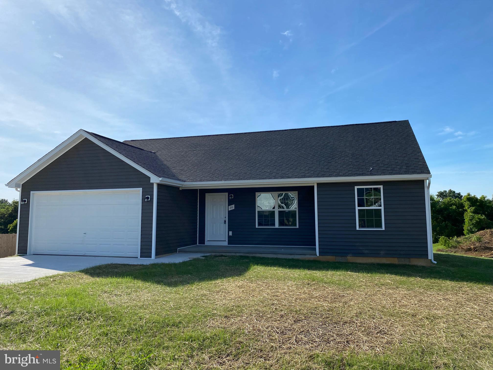 To Be Built in Hedgesville location. 1340 sqft 3 bedroom, 2 full bath ranch home featuring open floor plan w/ vaulted ceilings, Kitchen w/ island and all appliances included. Laminate vinyl plank flooring in main living areas. Similar Construction available to view