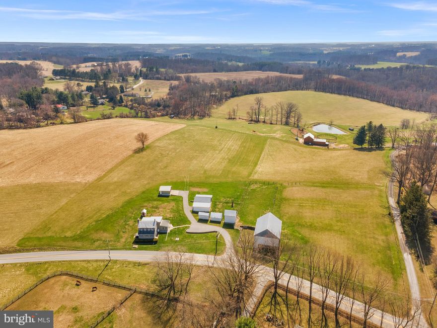 Open House Saturday (3/28) from 1-3PM!! Welcome to your slice of Hereford Zone paradise - truly exemplary 10 acre piece of land with 1 subdivision right! The 4BR/1BA original farmhouse is warm and inviting with large bedrooms, wonderful charm, and a spacious sunroom addition in addition to multiple enclosed porches. While certainly livable as-is, this home is brimming with opportunity to renovate and make it your own. There is plenty of square footage for a more modern floorplan and amenities. The acreage is all open, gently rolling and a mix of tillable and pasture. The layout is as lovely and functional as the land, encircling the home and outbuildings with easy opportunity for customization in fencing, crop, gardens, additional buildings, etc. Existing outbuildings include a large bank barn with sturdy hay loft, large stalls (5+), wonderful overhang off the side, a barn yard, and partially fenced paddocks. There are several additional outbuildings including a newer 2-car detached garage, machine shed, hog building, covered parking space, storage, wood shed and more. 1 subdivision right confirmed with Baltimore County, subject to planning and approval. Ask listing agent for more details.