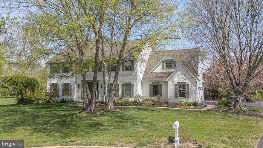 Beautifully maintained 4-bedroom, 2.1-bath Colonial ideally situated in the highly sought-after Canal Walk community of Solebury.  Set on over an acre, this beautiful property offers lush surroundings with picturesque views of the Delaware Canal, along with direct access for outdoor enjoyment.  A bright two-story foyer with hardwood flooring throughout welcomes you inside. To the left, French doors open to a formal living room, while the dining room to the right features classic chair rail detailing. The kitchen showcases stainless steel appliances and flows seamlessly into the sunny breakfast area, complete with a bay window,  built-in desk and coffee/wine bar with added cabinetry.  The inviting gathering room is highlighted by custom built-in bookcases and a wood-burning fireplace with sliding doors leading to the rear deck—perfect for entertaining or relaxing while taking in the serene setting.  Upstairs, the spacious primary suite features a vaulted ceiling, a luxurious bath with a soaking tub, and a versatile bonus room currently used as an office, complete with a wall of custom built-ins and its own fireplace. Three additional bedrooms and a hall bath complete the second level.  Additional highlights include a 3-car garage, a large unfinished basement offering abundant storage, a convenient laundry/mud room with a private entrance, and a charming paver patio. Located within the award-winning Solebury School District, this exceptional home combines comfort, elegance, and a truly special setting.