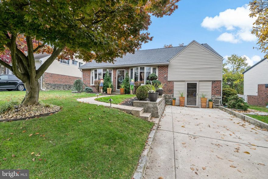 Nestled in the friendly West Gate Hills neighborhood, 321 Glen Gary has been newly renovated and meticulously maintained, ready for its new owners. Enter through the front door and you’re greeted with a spacious living room, flooded with natural light and a custom-built gas fireplace to entertain family and friends, no matter the season. This open floor plan has a natural flow. Head upstairs to access three of the bedrooms. Each is very spacious with ample closet space and more natural light. A full bathroom is at the end of the hall, and a fourth bedroom up the split steps with its own half bath. Off to your left of the living room is your dining area, separating the generously sized kitchen by your half-wall island. Continue down the split level stairs to the family room. Enjoy movies or game night downstairs, equipped with a powder room for convenience between commercials or coming in from the expansive backyard. Continue through the family room and there is your laundry setup, and access to your converted garage which now functions as an additional room. A home office, gym, or both; this room is also climate controlled so you have more space to be productive yet still comfortable. Tracing back through the family room, the door leads you out to your massive yard. Walk straight out to your patio to grill, entertain, or just relax under the shaded pergola and space still for a fire pit and full-sized table. The yard also has a built-in above-ground pool with lights built around the deck perimeter for great ambiance. The vinyl liner was replaced in 2022 and the pump was replaced in 2020. Tucked away in the back of the yard, a large shed to store your tools and an entrance to the West Gate Hills park. Minutes away from Interstate 476, restaurants, grocery stores, and multiple golf courses. Come see what this gem in Havertown has to offer you!