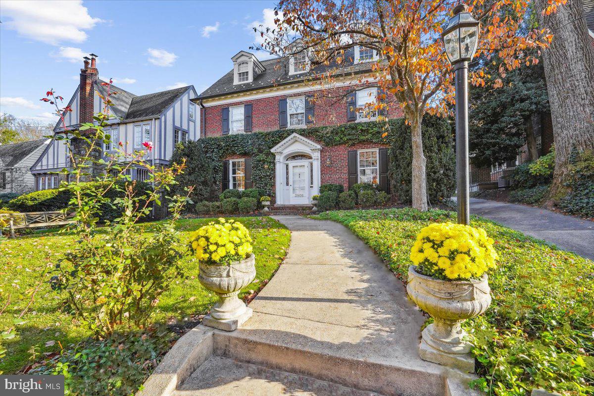 $100,000 price reduction!!!, Now priced at $1,895,000.
The epitome of timeless elegance and luxurious living, 3806 Woodbine St, Chevy Chase, MD 20815. This gracious and sophisticated 5 bedroom, 4.5 bath Classic brick Chevy Chase Colonial is a true masterpiece, boasting a picture-perfect garden and a serene stone patio that will leave you utterly enchanted.
Spanning four meticulously finished floors, this home effortlessly blends original accents and charm with contemporary upgrades, creating an ambiance of unparalleled refinement. Step inside to discover a world of luxury, with expertly crafted moldings, intricate trim work, and an inviting wood-burning fireplace with a classic mantle, perfect for cozy evenings.
The heart of this abode is undoubtedly the superbly renovated gourmet kitchen adorned with exquisite marble counters and a spacious island, a true chef's delight. Each bath in the house has been thoughtfully updated, ensuring modern comfort and style.
Elegance and fine craftsmanship are evident throughout, from the formal living and dining rooms to custom finishes that add a touch of distinction to every corner. With custom built-in bookcases, crown molding, and additional fireplaces, this home exudes luxury from every angle.
Nestled on a sprawling nearly 1/5-acre lot in the highly sought-after Rollingwood Hills of Chevy Chase, this property offers a fairytale setting that is nothing short of enchanting. The landscaped backyard is a secluded oasis, surrounded by towering stately mature trees and featuring a large stone patio perfect for entertaining or simply unwinding in the splendor of nature. Street parking is available, including a detached 1-car garage.
Not only is this residence a haven of elegance, but it also offers abundant convenience. Located a mere 3 blocks from Brookville Market and La Ferme, it places you within steps of Meadowbrook Park, where you can enjoy tennis, basketball, fields, the Candy Cane City playground, and the scenic beauty of Beach Drive/Rock Creek Trail.