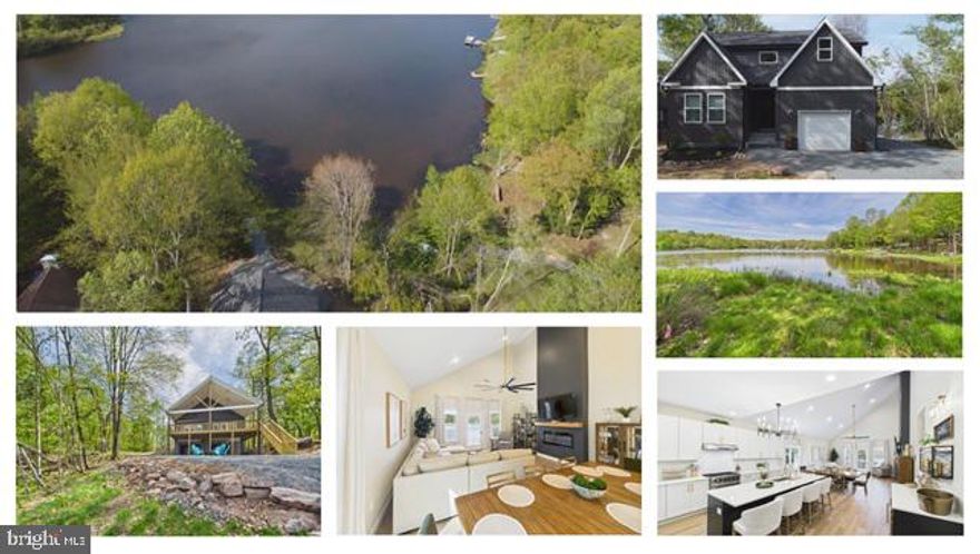 New Construction Lakefront Contemporary Chalet in the gated, amenity-filled community of Arrowhead Lake. This newly built home has 5 bedrooms, 6 and 1/2 baths, and a 1 car garage with views of Lake Arrowhead. Home has luxury laminate floors in the bedrooms on the main floors. Bedrooms connect to a Jack & Jill Bath. Laundry room has a sink with granite countertops, full size washer & dryer, an extra refrigerator and lots of cabinets. This is also a half bath on this floor. Full size pantry and a kitchen with quartz counters, propane stove with vent, stainless steel appliances, eating bar with 4 stools and a bar area and wine fridge. Dining area has sliders to side of deck. Living room has cathedral ceilings and an electric fireplace. Primary Bedroom has doors to deck with lake views, his & hers walk-in closets and a connecting bath with a tiled shower and linen closet. Upstairs has a loft with a game/office area and opening to below. This area has 2 more bedroom suites with connected full baths and a walk-in closets. There is unfinished attic space that could be an office/den/playroom with a full heated bath. Basement is a fully finished lower level with a family room, closet with 2nd washer/dryer hookup, a full bath and a utility room. Another Garage storage space w/ electric garage door opener for boats & toys. Other features include central a/c, tankless water heater, a covered patio by the lake with access to garage door (this space could be made into an outside kitchen & living space), front deck with lake views, and a fire pit by the lake. A must see to truly understand what this home offers.

Arrowhead Lake is a gated community with security, 3 heated swimming pools, 2 lakes for fishing/swimming and boating, tennis courts and bocce ball. Many of these activities have occurred over the years including bonfires, carnival, Zumba, water aerobics, swim team, potluck dinners/breakfast and summer camp.