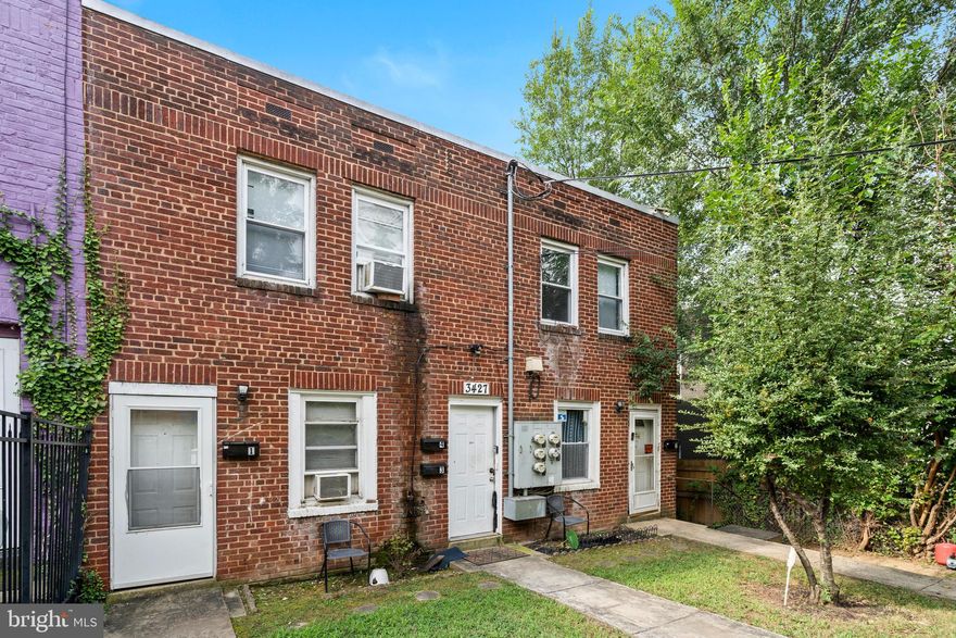 This all-brick 4-unit multifamily, built in 1950, offers timeless durability and lasting appeal. Each residence is a spacious 1-bedroom/1-bath layout — a unit type that remains consistently in high demand throughout Washington, DC.

With average 1-bedroom rents in the 20019 ZIP code ranging from $1,300–$1,600 per month — and premium units commanding $1,800+ — this property presents an exceptional value-add opportunity. With the right updates, owners can unlock strong cash flow and significant upside potential.

Beyond the numbers, the location adds to the appeal. Nestled near the Minnesota Ave Metro and major bus routes, the property provides easy access to downtown DC. The Greenway neighborhood, located in Ward 7, continues to see ongoing revitalization and investment, offering not just rental income, but long-term appreciation.

Whether you’re a seasoned investor seeking growth or a first-time multifamily buyer looking to build your portfolio, 3427 B St SE is a smart opportunity to secure a solid asset in the heart of the District.