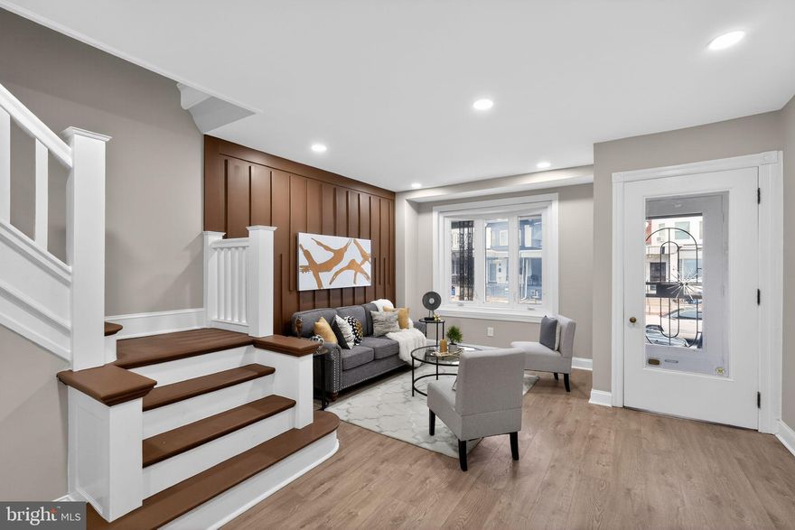 Welcome to 6108 Webster Street, Philadelphia, PA 19143 — a beautifully renovated 4-bedroom, 1.5-bath home offering 1,555 square feet of modern living space. This home has been thoughtfully updated from top to bottom, combining contemporary finishes with a spacious and functional layout.
Step inside to find the fully renovated main level, featuring brand-new laminate wood flooring that flows seamlessly through the living room, dining room, and kitchen. The updated kitchen is a standout, showcasing white shaker cabinets, granite countertops, stainless steel appliances, and a stylish ceramic tile backsplash. A newly updated half bathroom completes the convenience of the first floor.
Upstairs, you’ll find four spacious bedrooms, each with brand-new laminate wood flooring. The full bathroom on this level has been completely renovated, offering a new vanity, ceramic tile flooring, tile shower surround, new tub, and new commode—all designed for comfort and durability.
The partially finished basement adds even more usable space, featuring new laminate wood flooring and fresh parged walls, making it perfect for storage, a home gym, or additional living space.
Additional updates include brand-new HVAC with central air conditioning, providing year-round comfort and efficiency.
This move-in-ready home delivers modern upgrades, spacious living areas, and thoughtful improvements throughout. Don’t miss your chance to make 6108 Webster Street your new home!