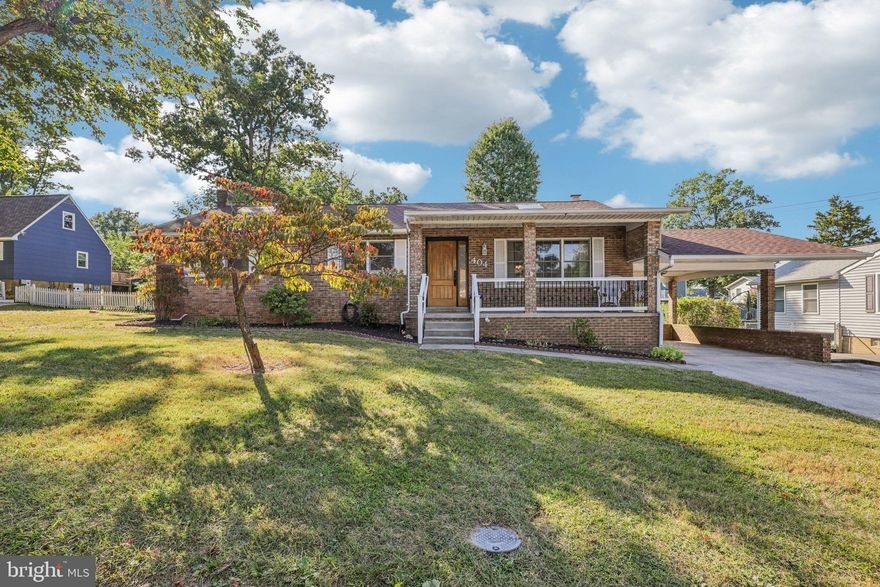 Sellers are requesting all offers by Monday 9/15/25 by noon. Welcome to 404 Lafayette Ave!
This solid brick rancher in the heart of Catonsville Heights offers the perfect blend of comfort, space, and potential. With 3 bedrooms, 2.5 baths, and over 1,900 finished square feet, the home sits on an oversized .33-acre lot—a rare find in this sought-after neighborhood.

Step inside to the great room, where oversized windows and a skylight flood the space with natural light, creating an inviting centerpiece for everyday living and entertaining. The updated kitchen features modern cabinetry, appliances, and sliders that open to a fabulous covered patio overlooking the huge, private rear yard—perfect for year-round enjoyment. The main level also offers hardwood floors, generous bedrooms, and two full baths for added comfort and convenience.The finished walk-out basement is a true extension of the home, offering two huge rec rooms, a half bath, and a built-in bar for entertaining—plus direct access to the backyard. New owners will benefit from the brand new heating boiler. 

Outdoors, you’ll find multiple spaces to relax and host gatherings, including a fabulous covered and screened porch and a hand-stamped concrete patio, all set against the backdrop of a sprawling, private yard. Tucked on a quiet street and just a short walk to downtown Catonsville.

Community Amenities:  strategic location making commuting easy with quick access to major highways, including Interstate 95 (I-95),Interstate 495 ( I 495) Interstate 295 (I-295), Interstate 70( I -70),  Baltimore-Washington Parkway (MD-295) and I 83. For travelers, the property benefits from its proximity to major airports, such as Baltimore/Washington International Thurgood Marshall Airport (BWI), Ronald Reagan Washington National Airport (DCA), and Washington Dulles International Airport (IAD).The scenic Chesapeake Bay, Atlantic Ocean beaches, and the Appalachian Mountains are all within reach. Hurry! This one won't last!

Mortgage savings may be available for buyers of this listing
