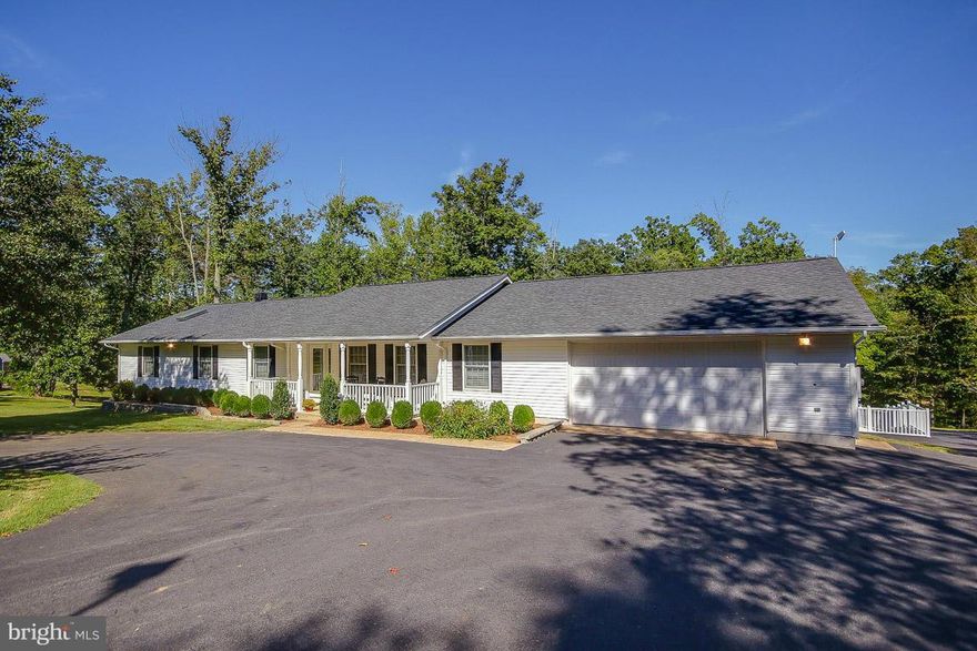 Truly stunning 4,100sf home situated on 6.5 acres.  Mbr on main floor. In ground pool 3' to 8' deep.  3 sheds, 1 392sf building with electricity.  Custom bookshelves and china hutch.  Viking appliances in Kitchen.  Lower level has master suite, 3rd bedroom, bonus rm, cedar closet, pellet stove, kitchen and huge family room.  Walkout to large patio. Trex deck with vinyl rails.  Screened porch.