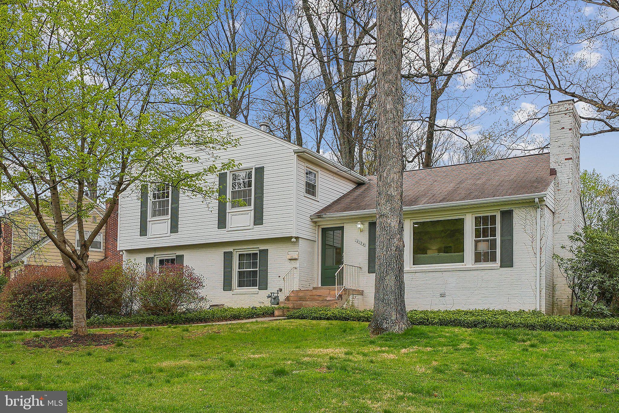 Welcome to 12106 Hitching Post Lane in Montrose Woods!
Step into this beautifully updated split-level home nestled on a large 1/4 acre corner lot, just minutes from the vibrant North Bethesda area. This charming residence features a brand-new kitchen and dining combo complete with sleek white shaker cabinets and modern stainless steel appliances, perfect for the home chef.
The home boasts luxury vinyl plank flooring throughout the main and lower levels, offering a sophisticated, low-maintenance surface. Cozy up by one of the two wood-burning fireplaces, each enhanced with stylish, modern wood mantels, providing the perfect ambiance for those cool evenings.
With 4 spacious bedrooms and 2.5 baths spread across 3 finished levels, this home offers plenty of space for family and guests. Step outside to the slate patio in the rear—ideal for outdoor entertaining or enjoying a quiet evening.
Not only does this home offer modern amenities, but its location is unbeatable! Enjoy the convenience of being just minutes from Pike & Rose, where you'll find an array of dining, entertainment, and shopping options.
Don't miss out on the opportunity to make this beautiful home yours!