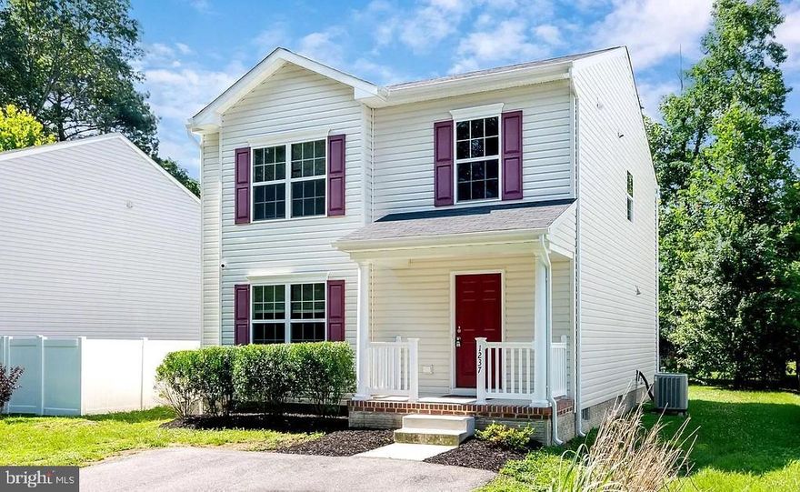 UPDATED PRICE!! Experience peaceful living within walking distance to the water. This 3 bedroom 2 bath colonial boasts a spacious kitchen, an elegantly tiled master bathroom with soaking tub,  upper floor laundry area and ample yard space. The community boasts several amenities  including a community beach, boat ramp, fishing pier & swimming platform.  This residence also provides an easy commute to Washington, DC, Fort Meade, Annapolis,  BWI Airport and Arlington, VA.  Whether you're working from home or need a quiet retreat, Juniper Street presents that opportunity. Join others who enjoy this water-privileged neighborhood for themselves.  Property is 1237B...