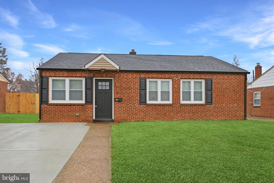 **Wear shoe covers or remove shoes please**

Home was appraised 12/2025 for $305,000 for refinancing purposes.

Meticulously updated in 2025, this rancher is located in desirable Leedom Estates section of New Castle.  The upgrades include: new roof, windows, shaker cabinets, granite counters, flooring and water heater. In 2022 the heating system was done. This north facing home features 3 large bedrooms and a large full bathroom.  From the curb the care and love put into this updated home is truly visible. Solid brickwork, new roof and soon a concrete driveway all welcome you as you pull up. Enter the home and your highest expectations will be met. The entire home boast Luxury Designer Vinyl Plank (LDVP) flooring designed to not only be attractive but nearly indestructible. The large living room / dining room combo are perfect for entertaining for most any size group. Flowing to the back of the home is an upgraded kitchen that would fill a chef's dream. New appliances, granite counters, ample cabinets... What more could you ask for? Rounding out the home are 3 large bedrooms and an updated full bath that looks like it belongs in a 5 star hotel. The backyard is clear and level just waiting for you to create your own private oasis.  Close to major shopping and highways, what more could you ask for?  Move in and unpack you are home.