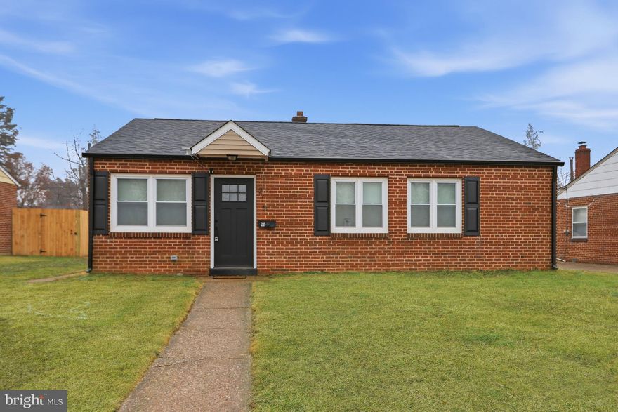 **Wear shoe covers or remove shoes please**

Meticulously updated in 2025, this rancher is located in desirable Leedom Estates section of New Castle.  The upgrades include: new roof, windows, shaker cabinets, granite counters, flooring and water heater. In 2022 the heating system was done. This north facing home features 3 large bedrooms and a large full bathroom.  From the curb the care and love put into this updated home is truly visible. Solid brickwork, new roof and soon a concrete driveway all welcome you as you pull up. Enter the home and your highest expectations will be met. The entire home boast Luxury Designer Vinyl Plank (LDVP) flooring designed to not only be attractive but nearly indestructible. The large living room / dining room combo are perfect for entertaining for most any size group. Flowing to the back of the home is an upgraded kitchen that would fill a chef's dream. New appliances, granite counters, ample cabinets... What more could you ask for? Rounding out the home are 3 large bedrooms and an updated full bath that looks like it belongs in a 5 star hotel. The backyard is clear and level just waiting for you to create your own private oasis.  Close to major shopping and highways, what more could you ask for?  Move in and unpack you are home.