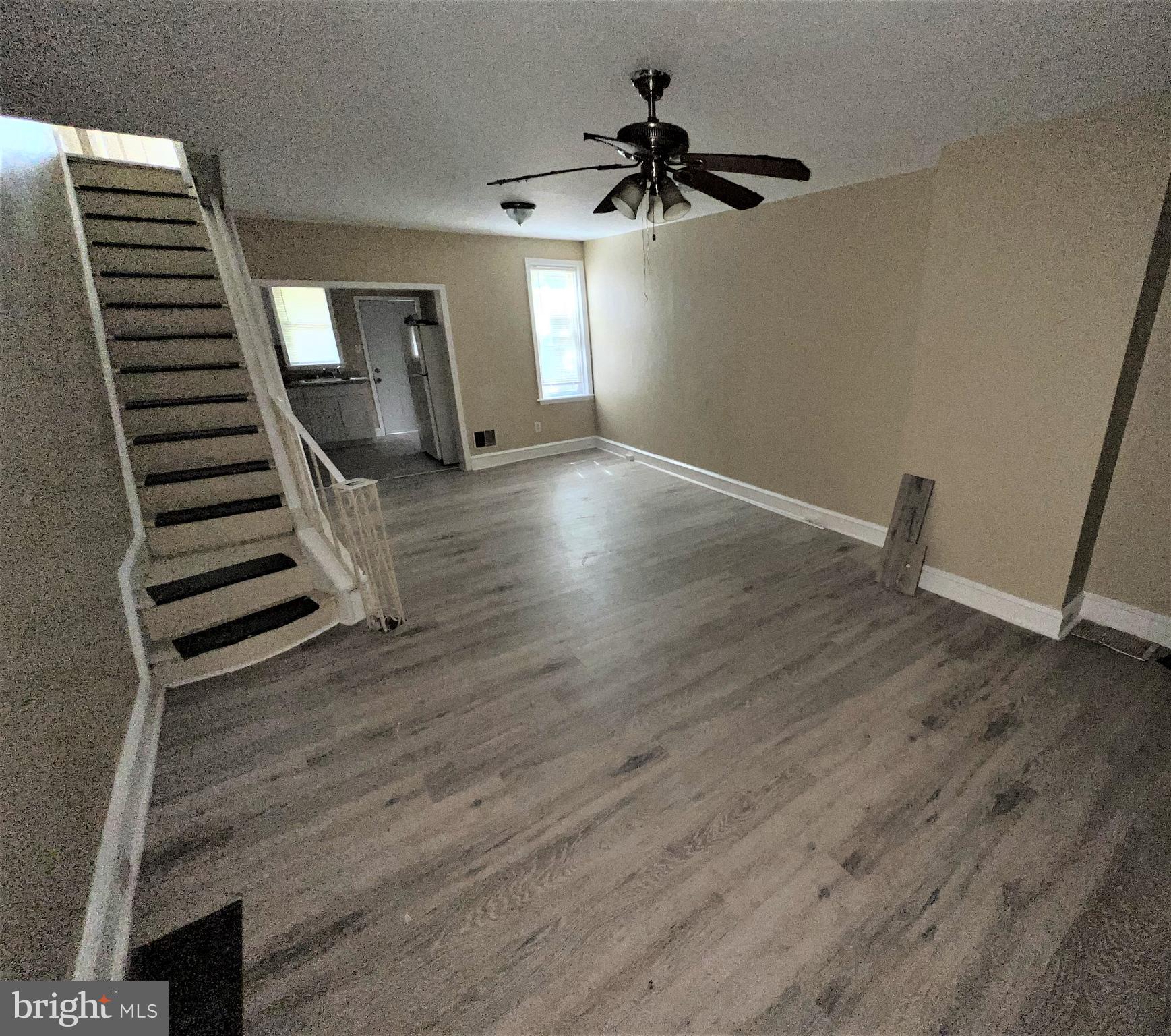 Great opportunity to invest in a Rental Property or for Owner Occupancy! This renovated 3 bedroom, 1 bath home is conveniently located, only 5 miles from Center City, near stores, parks, transportation and schools.