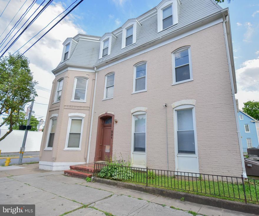 **Welcome to 501 West King Street – Your Opportunity Awaits!**  

Discover the charm of this **French Provincial-style apartment building**, perfectly situated on a corner lot in the heart of downtown Martinsburg. This property is not just a place to live; it’s a lifestyle! Located just steps away from **The Garage on King**, the area’s newest and trendiest food hall, this building offers tenants an unbeatable blend of convenience and modern living.  

**Property Highlights:**  
- **Six Units**: Includes **4 one-bedroom** and **2 two-bedroom** apartments.  
_**Over 8000 sq ft 
- **Efficient Systems**: Each unit is equipped with its own electric HVAC system, and water is metered separately in the basement for easy pass-through to tenants.  
- **Prime Location**: Walkable to dining, entertainment, and downtown amenities.  
-**Central Vacuum

**Income Potential:**  
- **Current Income**: $6,950 in gross rents + $100 from laundry.   

**Updates & Value Add:**  
- Three apartments have already been turned over with market rate increases.  

**Low Expenses, High Potential!**  
This is an incredible opportunity to own a **low-maintenance, high-return investment property** in a thriving location.  

Ready to invest in your future? Don’t miss out on this gem at **501 West King Street**!
