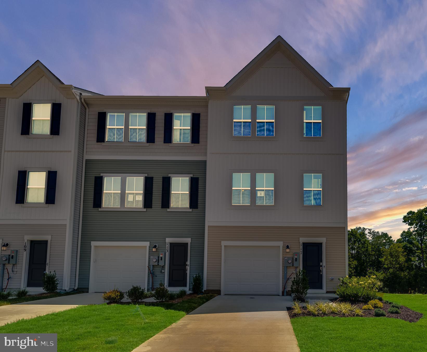 AUGUST 2025 DELIVERY!
Welcome to The Gallery, one of Martinsburg's newest communities! Located centrally to plenty of recreation, dining, and shopping options, and only 2 miles proximity to major metros like I-81, you'll have everything you need within minutes of your brand-new home!
Introducing the Harriett floor plan by Lennar, where luxury meets affordability. This 3-level townhome boasts a front-load 1-car garage, a spacious backyard, and 3 bedrooms. With 2 full baths and 1 half bath and an alternate third floor plan with a 2-foot extension, you'll have all the space and conveniences you desire. When you step into the home from the 1-car garage you will see the spacious rec room waiting to be transformed to meet your needs. Once on the second level, you'll see the kitchen features beautiful White Ornamental granite countertops, Barnett Duraform cabinets in Stone, and Frigidaire stainless steel appliances. This level has a half bath and an open concept connecting the dining room and great room. Upstairs, you will find all 3 bedrooms and 2 full bathrooms. The primary suite includes a walk-in closet. The laundry room is upstairs for added convenience. Don't miss your chance to be one of the first homeowners in this up-and-coming community!
*Prices and incentives are subject to change without notice. Photos are of a similar home. Prices and features may vary and are subject to change. Prices do not include closing costs and other fees to be paid by buyer and are subject to change without notice. This is not an offer in states where prior registration is required. Void where prohibited by law. Copyright © 2022 Lennar Corporation. Lennar, the Lennar logo are U. S. registered service marks or service marks of Lennar Corporation and/or its subsidiaries. Date 02/22